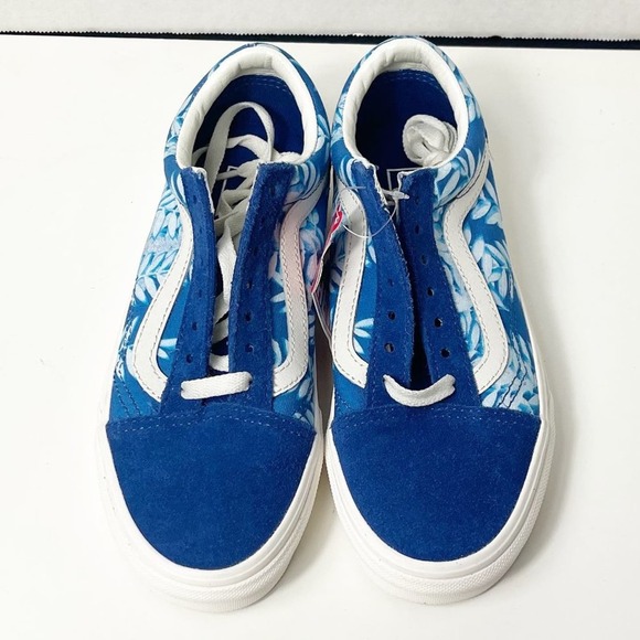 Vans Women's Old Skool Solar Floral Skate Shoe True Blue/Marshmallow Size 5.5 - Picture 10 of 12